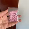 Bolas de pelo pequeñas de 0,5 cm alta elasticidad 5 mm mini bolas de pelo para manualidades decoración de muñecas de ganchillo bola de trasero de conejo imitación de pelo de conejo perezoso