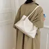 Bolso de mano tejido de gran capacidad estilo coreano, moda versátil de verano 2026, diseño de nicho, bolso de hombro elegante