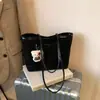 Bolso Transfronterizo con Estampado de Leopardo para Mujer, Nuevo Bolso de Viaje Súper Popular Otoño e Invierno, Bolso Tote de Gran Capacidad para Viaje, Bolso de Hombro para Salir