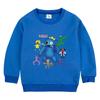 Moletom Infantil Outono Rainbow Friends 2023 Nova Roupa Infantil Meninos e Meninas Estilo Western Blusa Jaqueta de Manga Longa Primavera e Outono