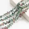 En Stock 6x12 Agujero Horizontal Cristal de Luna Creciente Colgante Pendiente de Estilo Antiguo para Hacer Manualidades Joyería Colgante de Collar Cuentas Sueltas de Vidrio Material