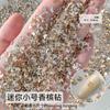 Decoraciones para Uñas, Mini Diamantes para Uñas Melard Irregulares de Fondo Plano Color Champán, Diamantes Brillantes para Uñas, Pedrería con Forma de Marquise