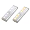 Tira inteligente recargable led lámpara de inducción del cuerpo humano lámpara de pared para armario lámpara de batería para armario luz nocturna usb para pasillo