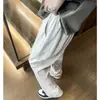 Pantalones de malla fina de seda helada de secado rápido para hombre, nuevos de verano, corte recto holgado, pantalones de asalto tipo paracaídas deportivos fluidos.