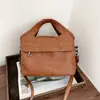 Bolso de Mano Elegante de Moda de Gran Capacidad 2026 Primavera Nuevo Bolso de Hombro Casual Simple para Mujer Bolso Cruzado Ligero