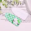 Lazo a Cuadros Estampado de Gatitos Parche Acrílico Clip Lateral DIY Clip Sin Costuras Funda de Teléfono Móvil Flor para Zapato Accesorios