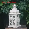 Suporte de Vela Retrô Europeu Lanterna à Prova de Vento Arte em Ferro Oca de Chão Mini Lanterna Estilo Casa Americana Ornamento de Iluminação para Caminho de Pátio