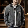 Jaqueta Pesada Americana Masculina Primavera e Outono 2026 Nova Retro Bonita Roupa de Trabalho Masculina Jaqueta Acolchoada Marca Tendência Top