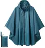 Capa impermeable tres en uno de comercio exterior, dosel multifuncional para montañismo transfronterizo, tapete de suelo, impermeable de PU de una pieza portátil al por mayor