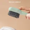 Cepillo para Zapatos Rellenable de Líquido, Cepillo Multifuncional de Doble Propósito para Zapatos, Cepillo Profesional para Limpieza de Zapatos con Cerdas Suaves Que No Dañan los Zapatos, Gadget de Cepillo para Lavandería Doméstica