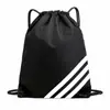 Mochila de Tecido Oxford com Cordão de Poliéster Bolsa para Eventos de Maratona Mochila com Cordão para Armazenamento de Basquete
