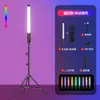 Luz de palo de fotografía RGB Ruifutu, luz de relleno fotográfica de mano para fotografía al aire libre, transmisión en vivo, escenas nocturnas e iluminación de la parte inferior del rostro