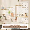 Tablero de Agujeros para Túnel de Viento Usado Caja Eléctrica de Medición Panel Decorativo Tapa de Caja de Distribución Caja para Cables de Red Gancho de Pared para Interruptor Gancho de Madera Maciza