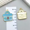 Equipo Médico Gorro de Enfermera Termómetro Jeringa Gota de Aceite Aleación Accesorios para Joyería DIY Collar con Llave Pulsera Colgante