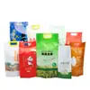 Bolsa de Embalaje de Arroz Sellada por los Cuatro Lados, Bolsa Portátil para Granos, Bolsa de Película Compuesta de Plástico para Arroz y Harina, Bolsa de Embalaje para Arroz de Grano Grueso