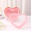 Caja de Regalo Transparente con Forma de Corazón Caja de Empaque para Regalo del Día de San Valentín Caja de Regalo Acompañante para Flores Caja de Plástico Cristalino para Ropa Interior
