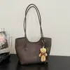 Europeu e Americano Transfronteiriço Bloco de Cores Grande Capacidade 2026 Novo Estilo Moda Versátil Temperamento Simples Alta Aparência Ombro Único Mão Bolsa Tote