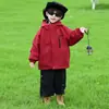 Chaqueta de otoño para niño tres en uno, nuevo modelo 2026, abrigo ligero de otoño fino para niños pequeños, estilo otoñal fresco y elegante para niños