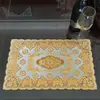 Alfombrilla para cuenco, Alfombrilla para cenicero, Alfombrilla para bandeja, Salvamanteles europeo, Alfombrilla aislante, Decoración para jarrón, Salvamanteles de PVC con estampado en caliente al por mayor Taza