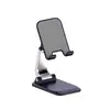 Soporte móvil plegable y ajustable en altura para personas perezosas a las que les gusta ver series de televisión mientras están acostadas en la cama
