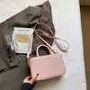 Bolso Cruzado de un Solo Hombro Nuevo de Color Sólido Versátil 2024, Bolso Cuadrado Pequeño, Bolso Vintage para Mujer, Bolso Pequeño Simple para el Trabajo
