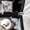 Clipe Fixador para Capa à Prova de Vento de Patinete Elétrico, Clipe de Fixação com Corda Antiderrapante para Capa à Prova de Vento de Patinete Elétrico, Cinto Fixo para Evitar que o Vento Escape