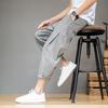 Pantalones de Verano para Hombre Estilo Chino Algodón Lino Talla Grande Sueltos Casuales Pantalones de Playa Pantalones Capri Venta al por Mayor