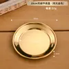 Platos redondos de acero inoxidable estilo coreano para servir, platos comerciales para restaurante, platos para barbacoa, platos para frutas y postres, platos de hueso, platos planos y platos hondos