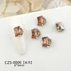 Rhinestones Decorativos para Uñas K9 de Circonita Súper Brillantes Sin Base, Serie de Colores Melard Accesorios para Uñas Hechos a Mano con Rhinestones