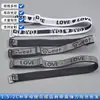 Banda Elástica Jacquard con Hilo Plateado 'Love', Correa Invisible Sin Costuras para Sujetador