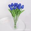 Tulipa Artificial PU Mini Flores Artificiais Estilo Nórdico Casamento Decoração de Casa Adereços Flores Artificiais Alto Padrão Realistas