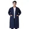 Chaqueta Azul Gruesa de Protección Laboral al por Mayor con Logo, Ropa de Trabajo a Prueba de Polvo para Mudanceros