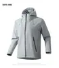 Kailer M8 Outono/Inverno Nova Jaqueta Soft Shell Masculina com Capuz Roupa Externa Esportes ao Ar Livre À Prova de Vento Impermeável Jaqueta de Montanhismo Roupas de Caminhada Femininas