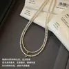 Shijia Baby Corrente de Clavícula de Pérolas Pequenas Colar de Pérolas 2026 Colar de Pérolas Mais Vendido Corrente de Pescoço de Luxo Leve Corrente para Suéter Feminino