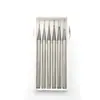 Cuchillo de Acero de Tungsteno de Diente Oblicuo Aguja de Diente Oblicuo Joyería de Oro y Plata Tallado de Olivo Nogal Hueso Cera de Abeja Micro-Tallado Herramienta de Tallado para Pulir