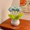 Regalo de cumpleaños para niñas para regalar a mejores amigas, ramo de girasoles para el Festival Qixi, pequeño adorno de coche, decoración de escritorio para el Día del Maestro