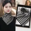 Braga de Cuello Tejida para Otoño e Invierno, Protección para el Cuello, Cuello Falso, Cubierta de Cuello Conveniente para Jalar, Bufanda Perezosa, Bufanda para Mujer, Bufanda Triangular