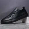 Comercio Exterior Wholesale Zapatos de Hombre, Estilos de Primavera y Otoño, Zapatos Blancos Modernos y Sencillos, Tenis Casuales Transpirables y Ligeros para Exteriores de Caña Baja