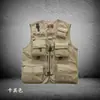 Chaleco de Herramientas Multibolsillos Transfronterizo Malla Transpirable para Hombre Chaleco para Voluntarios al Aire Libre Logo Imprimible