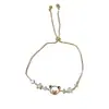 Pulsera de Verano Nuevo Estilo Exquisita, Moderna y Linda de Oso de Dibujos Animados Estrella Deslizante con Diseño Personalizado de Lujo Ligero