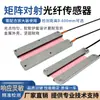 Amplificador de Sensor de Fibra Óptica de Matriz de Barrera de Luz Detección de Área Barrera de Luz de Rejilla Infrarroja Cortina de Luz Sensor Fotoeléctrico