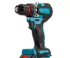 Furadeira elétrica de lítio sem escovas 13mm estilo Makita transfronteiriça, furadeira de impacto, furadeira elétrica recarregável, furadeira elétrica multifuncional de alto torque