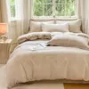 Conjunto de Roupa de Cama de Quatro Peças Floral de Primavera 100% Algodão para Uso Doméstico, Capa de Edredom Macia de Algodão Puro, Lençol de Casal, Conjunto de Quatro Peças para Todas as Estações