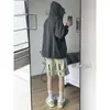 Shorts de Mezclilla Estilo Americano High Street para Hombre con Sentido del Diseño Pantalones con Cremallera Marca Yumi Shuai Chao Pantalones Sueltos Estilo Hong Kong Pantalones de Pierna Recta