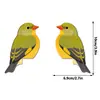 Mz1051-1080 Pegatinas de Esquina de Pájaros y Palomas de Madera Transfronterizas para Puertas y Ventanas del Hogar, Pegatinas de Pared Decorativas de Animales