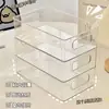 Caja de Almacenamiento de Escritorio para Cosméticos, Organizador Transparente de Acrílico para Mascarillas del Hogar, Cesta de Almacenamiento para Snacks, Estante de Almacenamiento para Artículos Varios