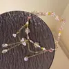 Europa y Estados Unidos collar de cuentas de flores silvestres de primavera y verano transfronterizo femenino minoría dulce temperamento gargantilla de borla cadena de clavícula