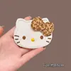 Lindas Pegatinas de Flequillo Continuo de Gato para Mujeres, Herramienta para Recoger el Cabello de la Frente en Verano, Pegatinas de Tela de Dibujos Animados para Maquillaje y Lavado de Cara