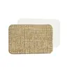 Usado para Proceso de Sublimación, Accesorios de Decoración para Gorras, Parches Lisos en Blanco, Varias Formas, Material de Lino