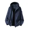 Chaqueta de montaña tres en uno para hombre, cortavientos e impermeable, con forro polar, conjunto de dos piezas desmontable cálido para otoño e invierno para mujer